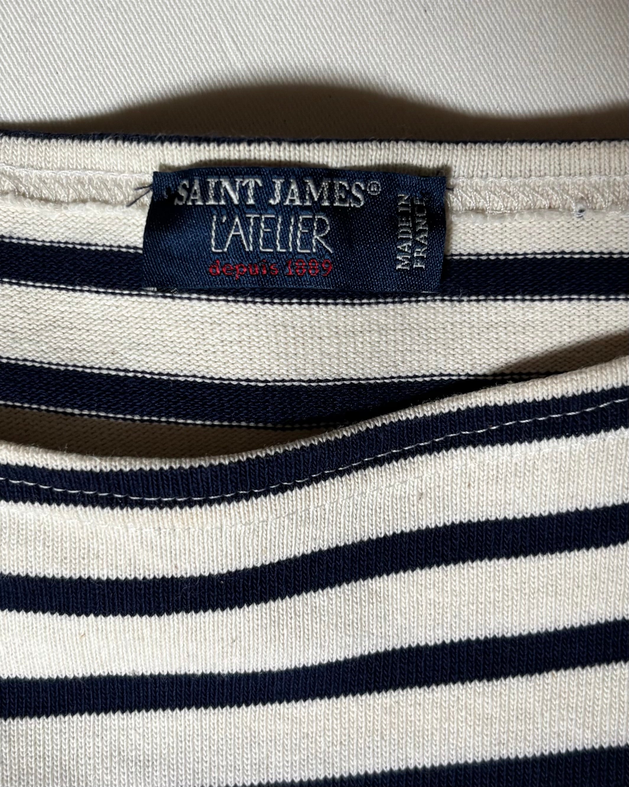 【フランス製】SAINT JAMES L'ATELIER 美品 SAINT JAMES〉 L'Atelier Breton Stripe Shirt Made in France | nil