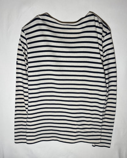 〈SAINT JAMES〉 L'Atelier Breton Stripe Long Sleeve Shirt Made in France