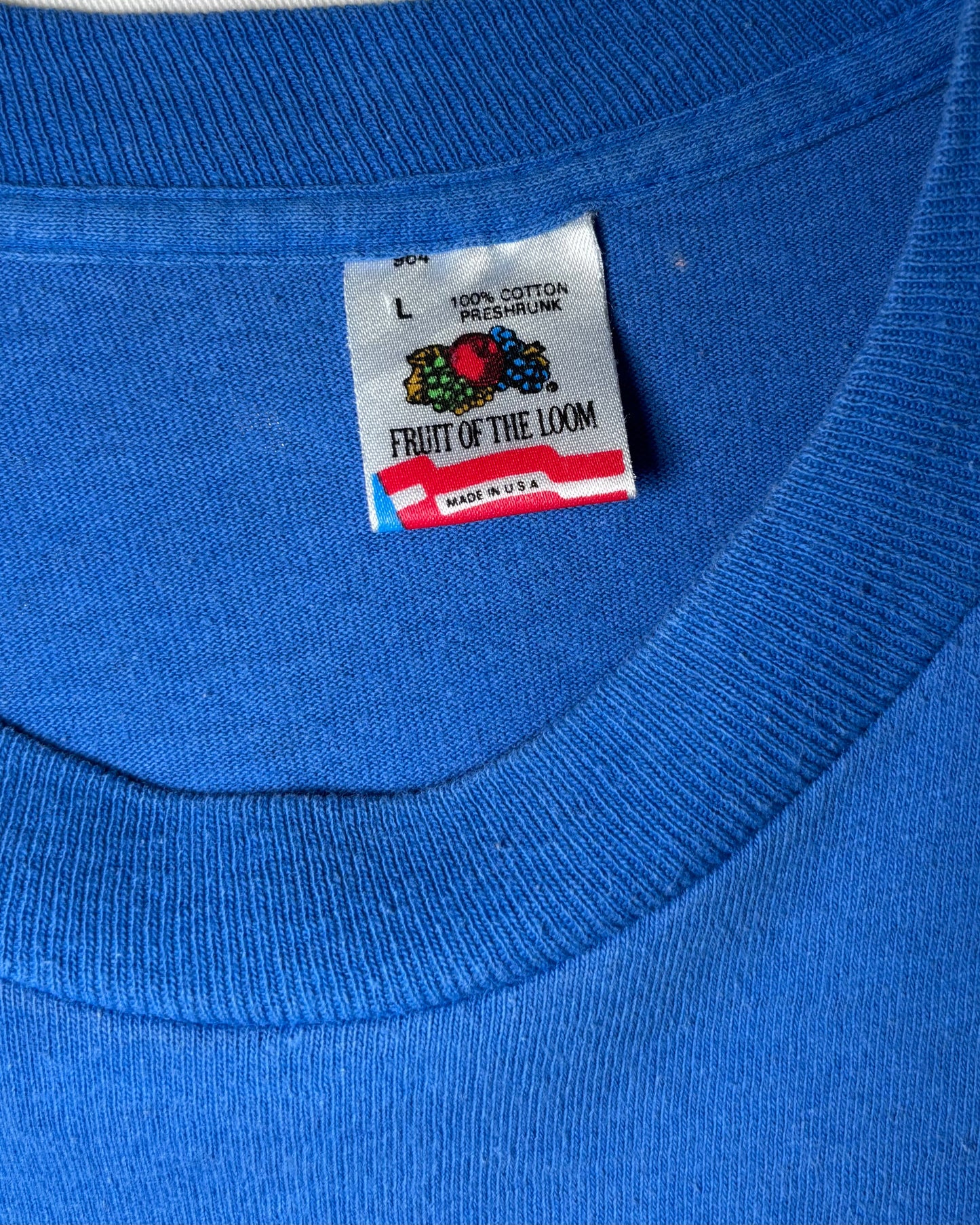 90s USA-Made 〈FRUIT OF THE LOOM〉 Print T-Shirt