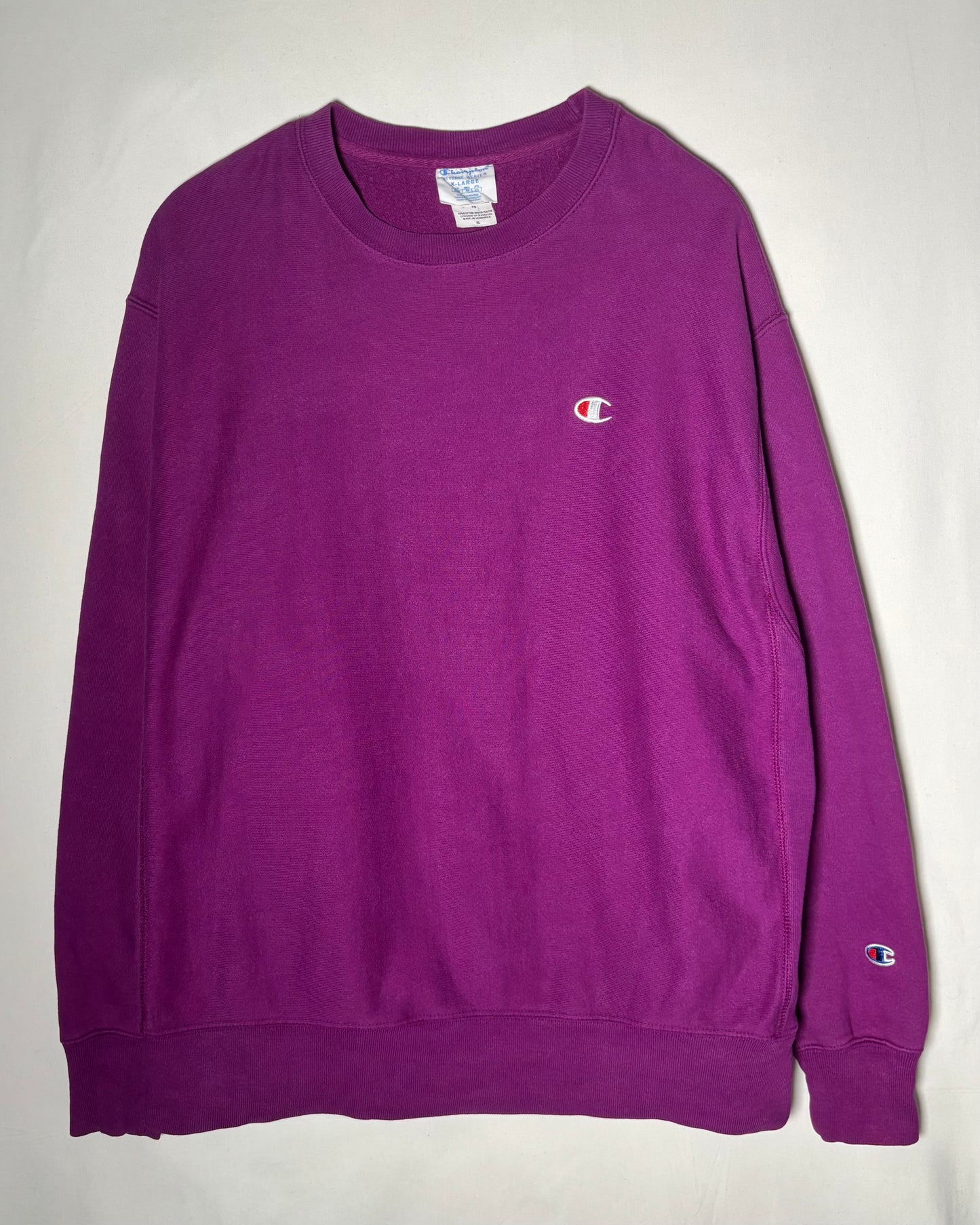 〈Champion〉Reverse Weave Sweatshirt Magenta