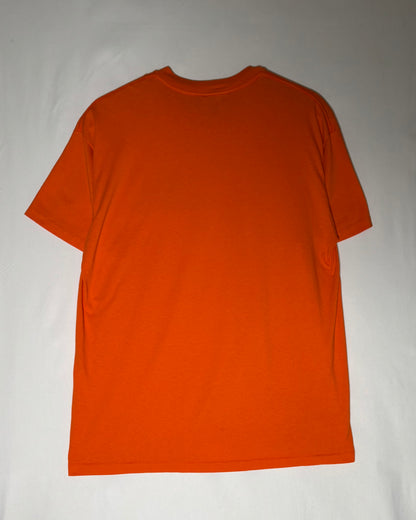〈ONEITA〉The Fun Company Volunteer Print T-Shirt Orange