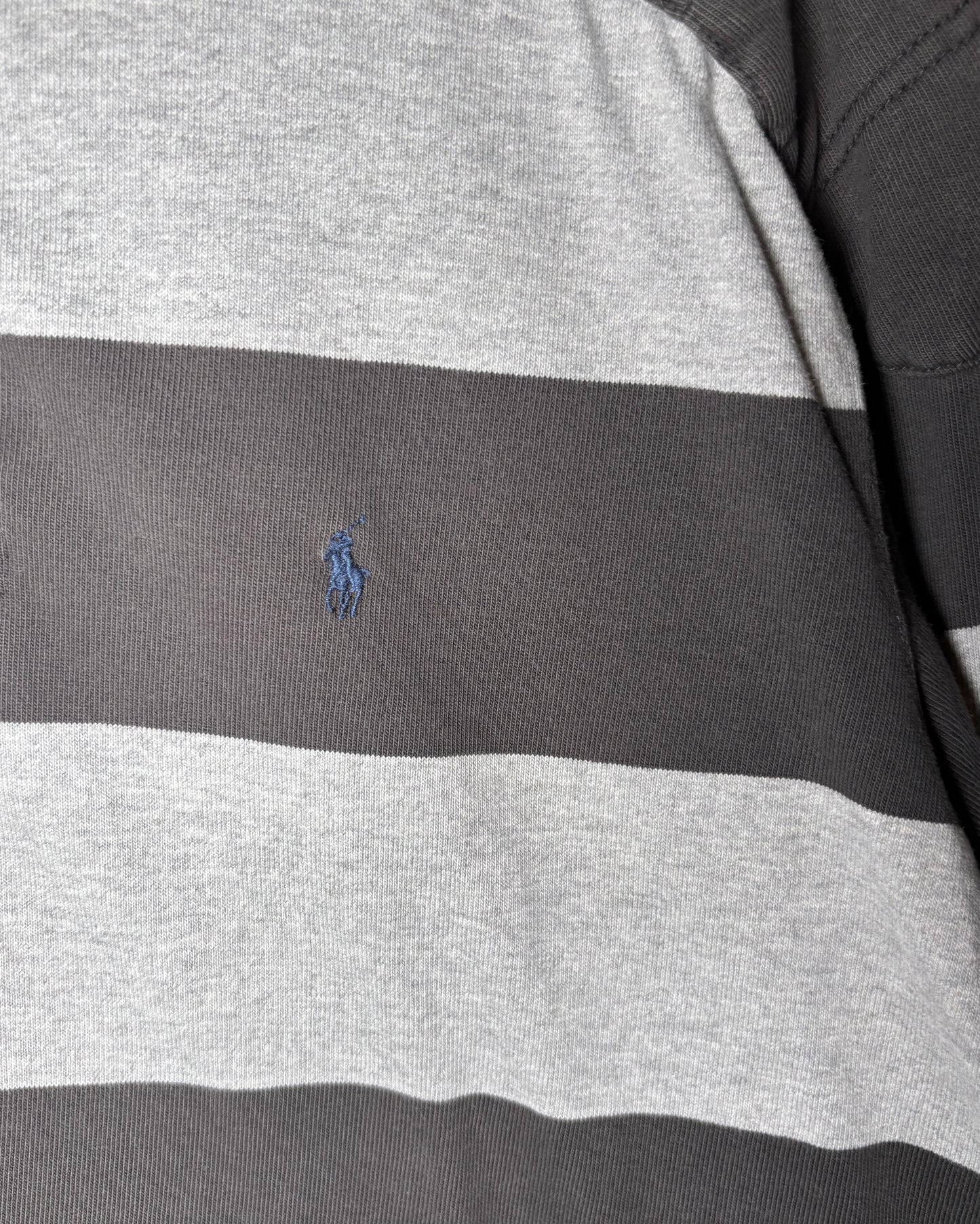〈Polo by Ralph Lauren〉Oversized Stripe Rugby Shirt XXL