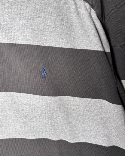 〈Polo by Ralph Lauren〉Oversized Stripe Rugby Shirt XXL