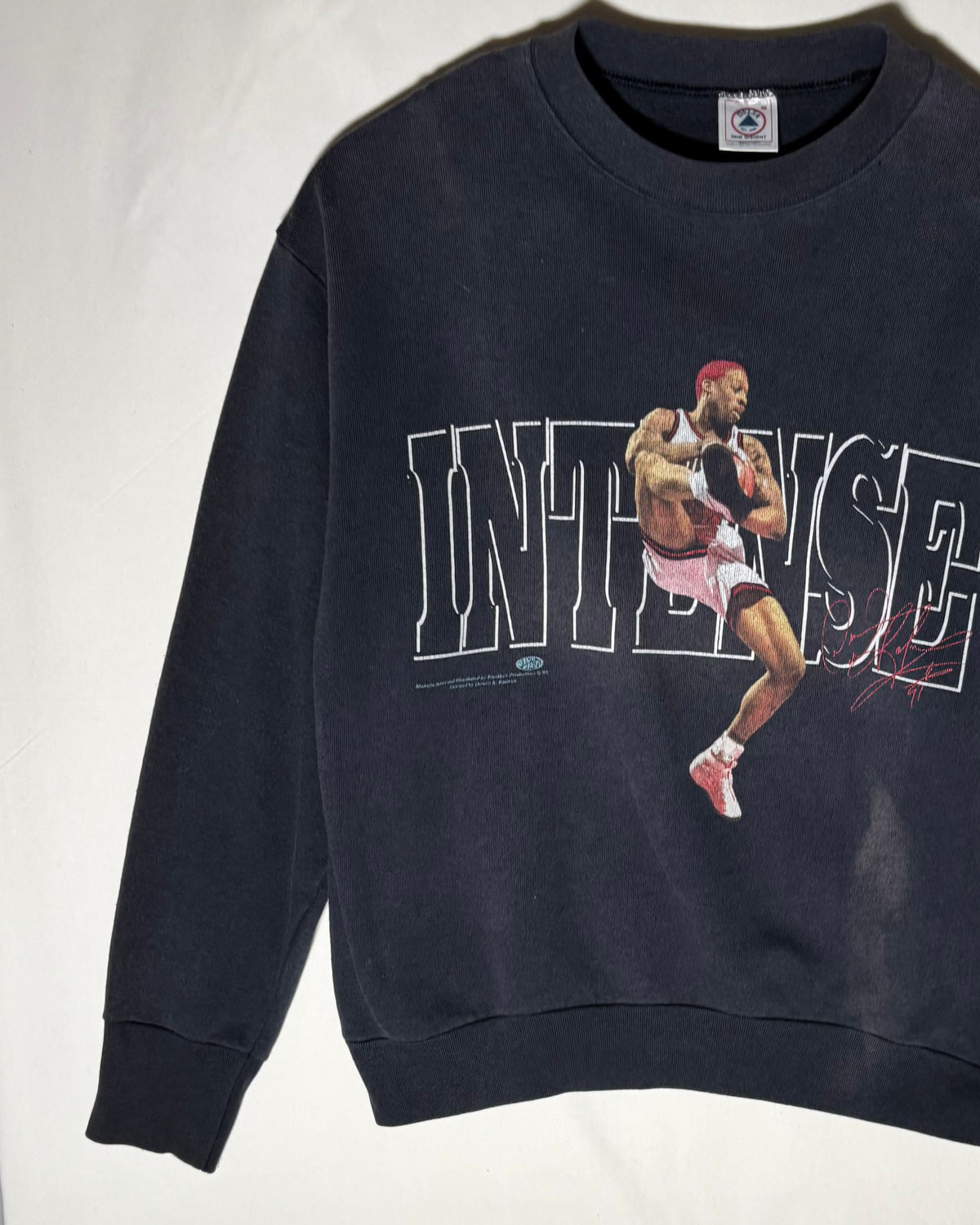 〈DELTA〉 1990s Dennis Rodman “INTENSE” Graphic Sweatshirt