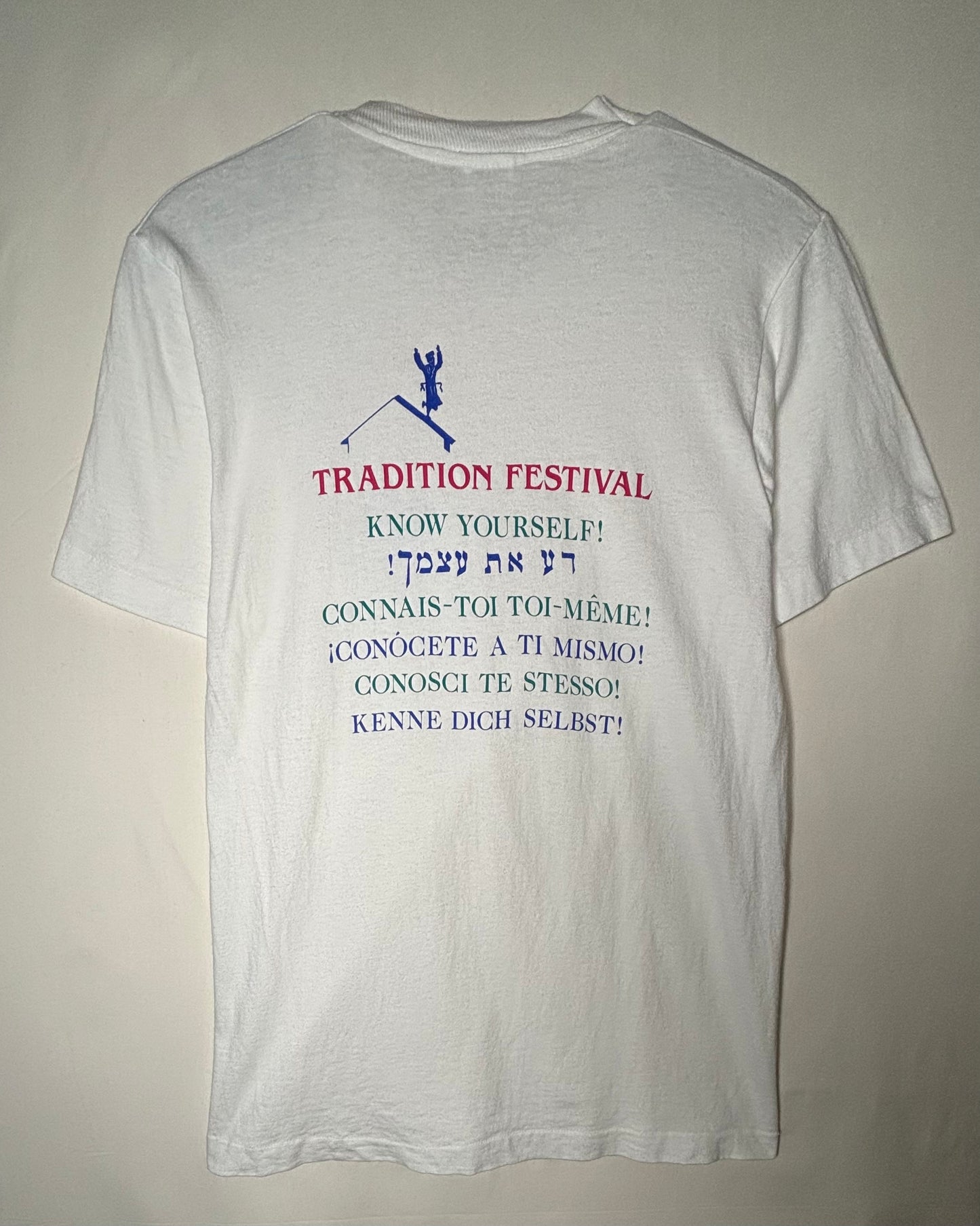 1990s FRUIT OF THE LOOM Print T-Shirt Made in USA