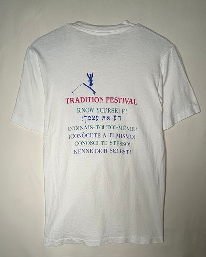 1990s FRUIT OF THE LOOM Print T-Shirt Made in USA