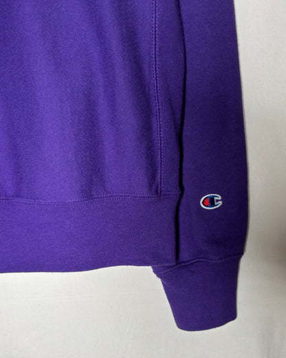 Champion パープル Reverse Weave クルーネックスウェット 商品画像 2