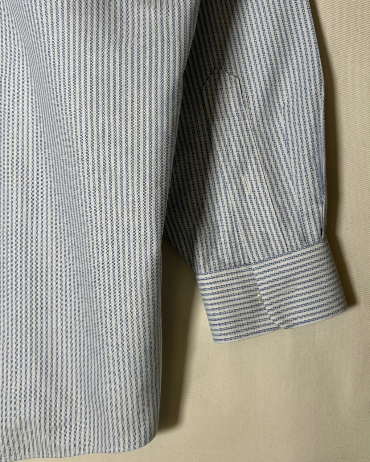〈L.L.Bean〉 Striped Oxford Button Down Shirt Blue