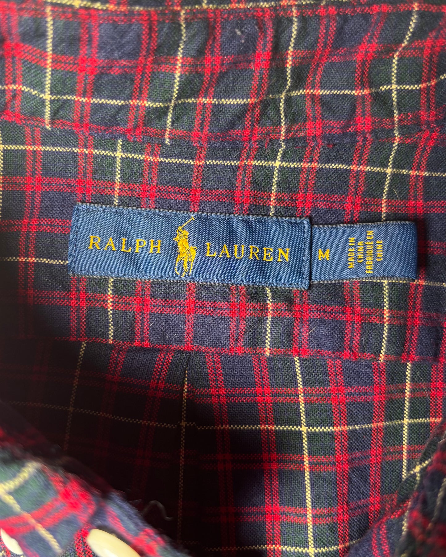 〈Ralph Lauren〉Button Down Shirt Tartan Check