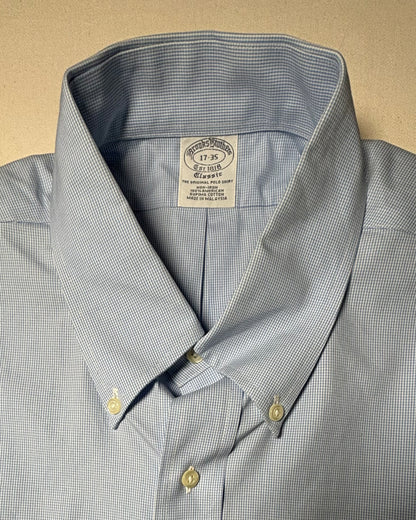 〈Brooks Brothers〉Button-Down Micro Check Shirt