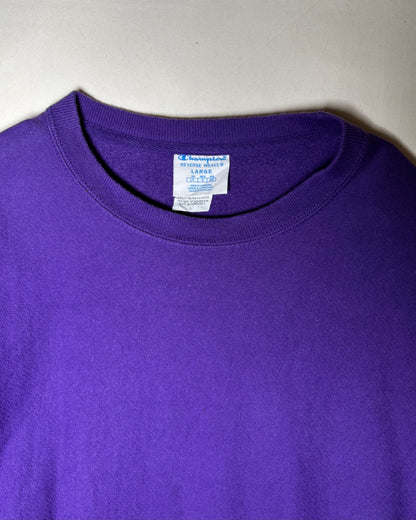 Champion パープル Reverse Weave クルーネックスウェット 商品画像 3