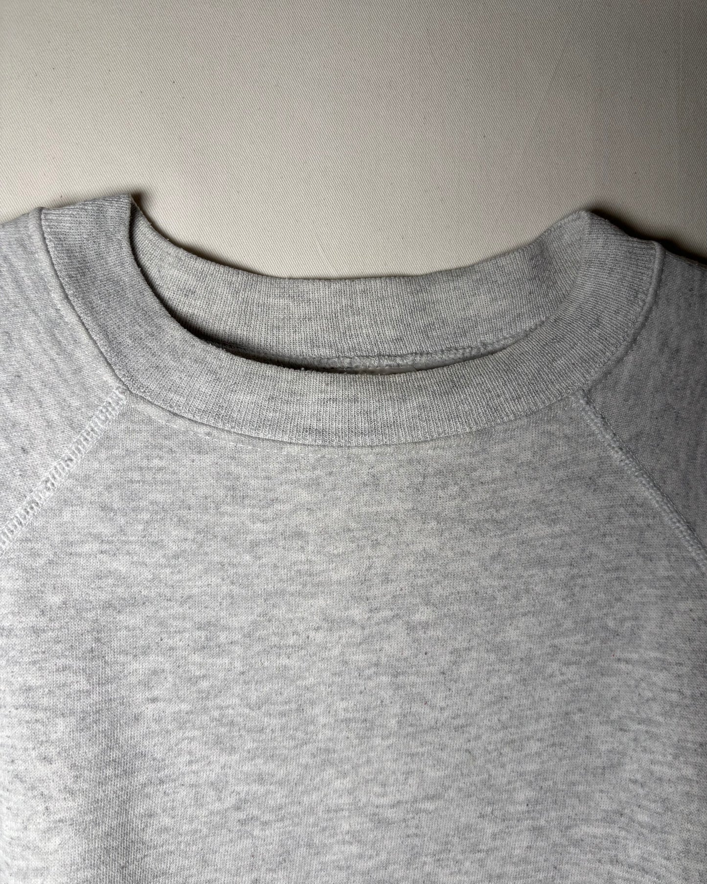 USA Made Heather Gray Raglan Sweatshirt