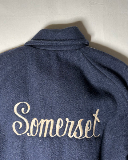 〈Empire Sporting Goods〉 Somerset Wool Varsity Jacket Navy Made in USA