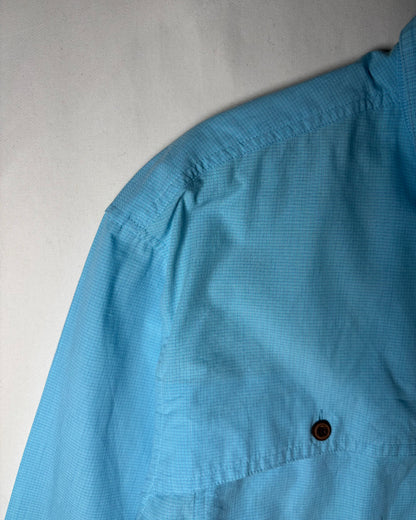 〈Patagonia〉 Organic Cotton Blend Outdoor Shirt Light Blue
