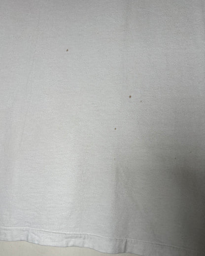 SAFETY PRIORITY ONE! Print T-Shirt / White