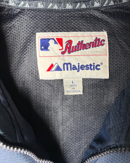 Majestic New York Yankees ネイビー プルオーバージャケット 商品画像 6