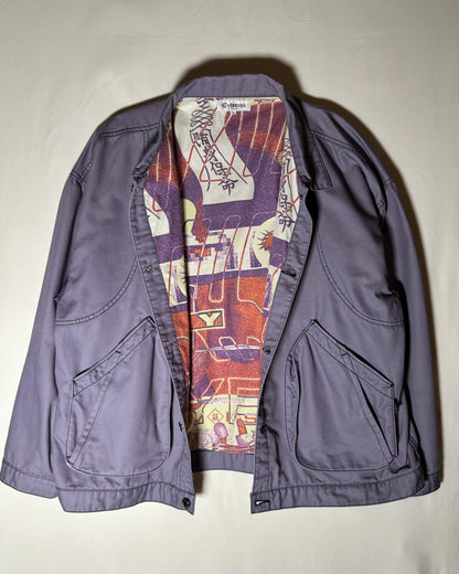 Evisen Skateboards 日本製 パープル ワークジャケット 商品画像 5
