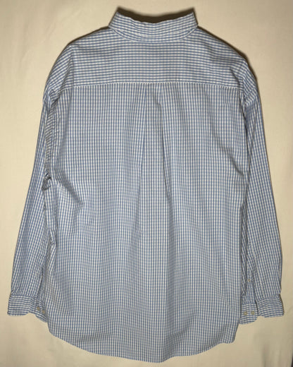 〈Brooks Brothers〉 Gingham Check Button Down Shirt Blue