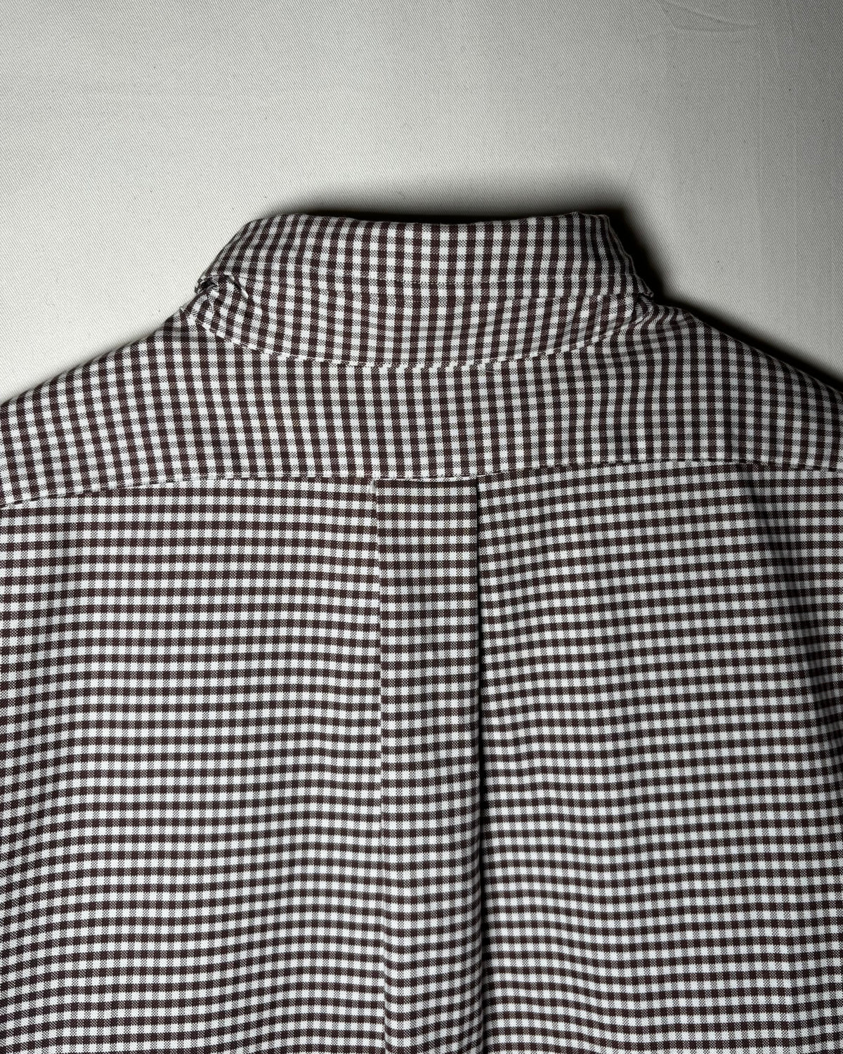 〈Brooks Brothers〉 Makers Milano Gingham Button-Down Shirt Made in USA