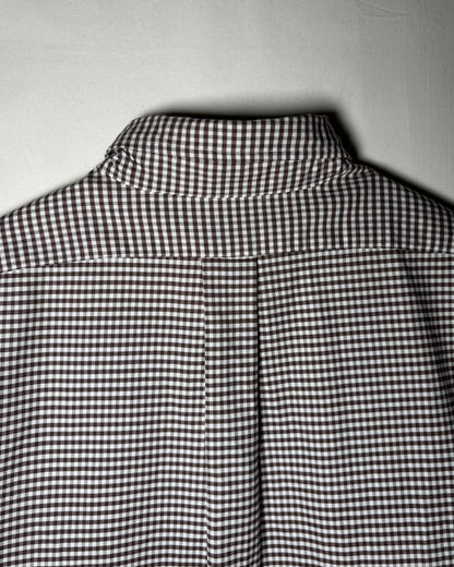 〈Brooks Brothers〉 Makers Milano Gingham Button-Down Shirt Made in USA