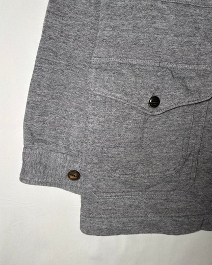 〈Polo Ralph Lauren〉 Shawl Collar Utility Cardigan Jacket Gray