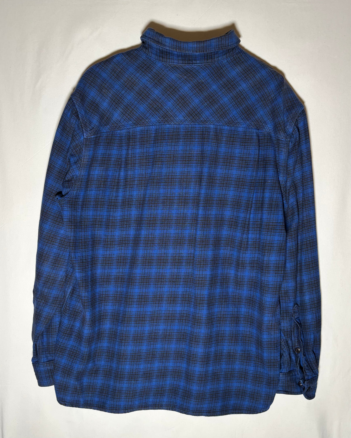 WOOLRICH ブルー チェック コットン ワークシャツ 商品画像 8