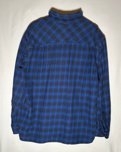 WOOLRICH ブルー チェック コットン ワークシャツ 商品画像 8