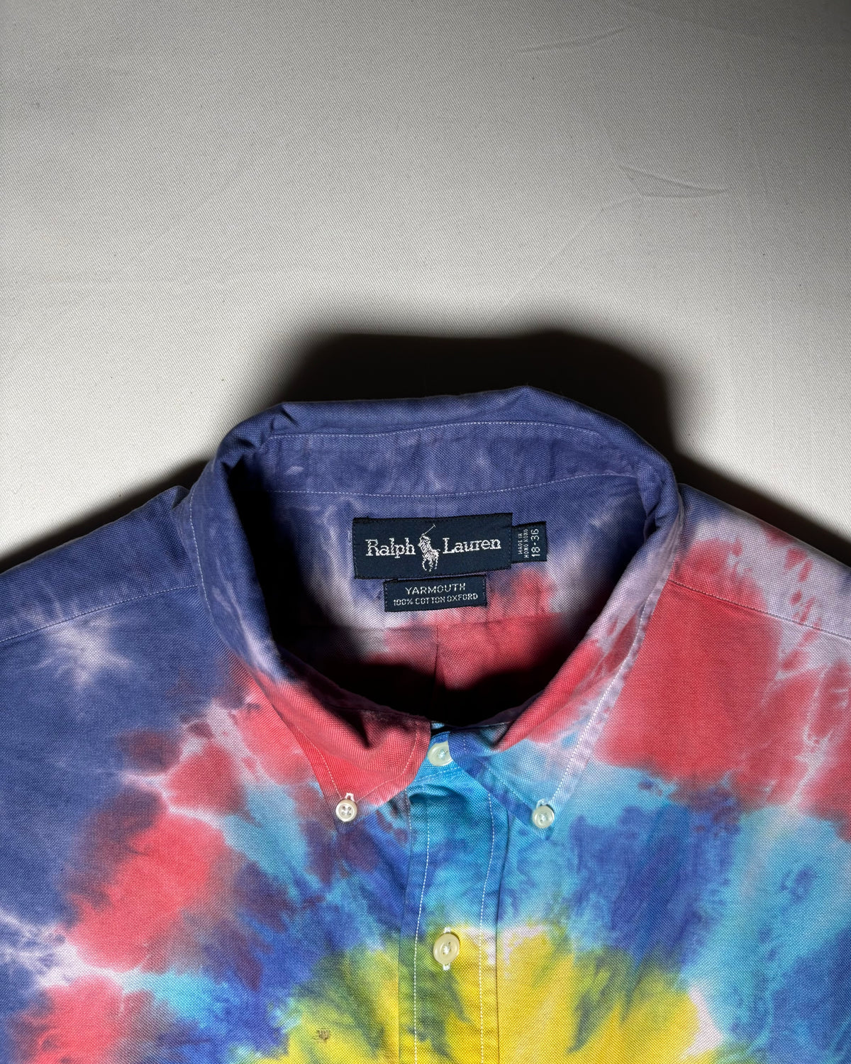 〈Ralph Lauren〉 Yarmouth Tie-Dye Oxford Button-Down Shirt