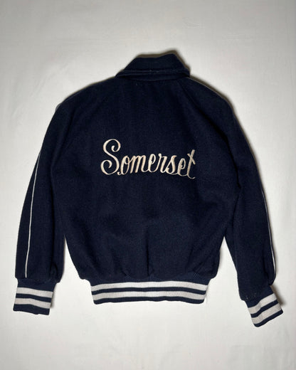 〈Empire Sporting Goods〉 Somerset Wool Varsity Jacket Navy Made in USA