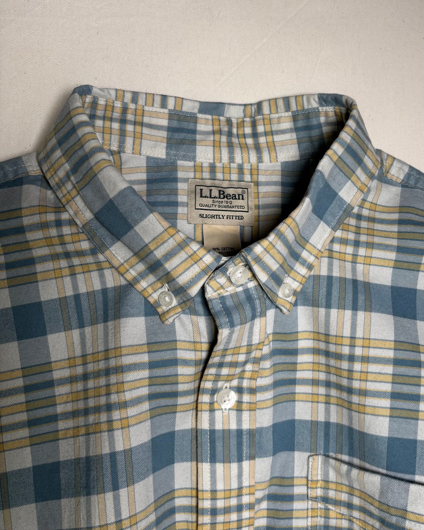 〈L.L.Bean〉Plaid Button-Down Shirt