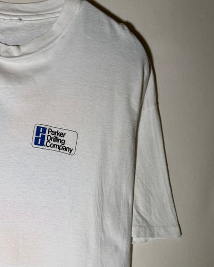 SAFETY PRIORITY ONE! Print T-Shirt / White