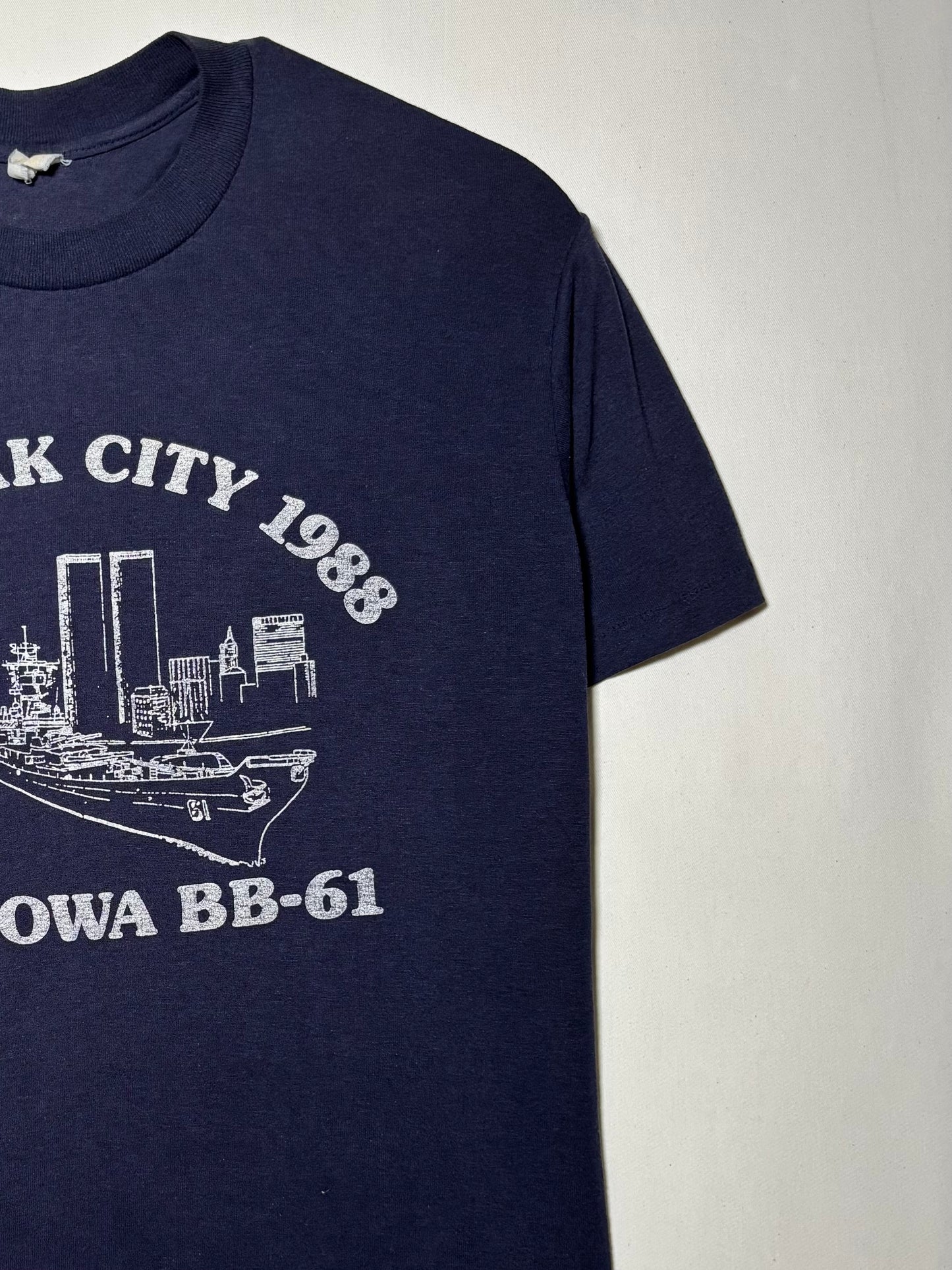 00's USS IOWA BB-61 Print T-Shirt
