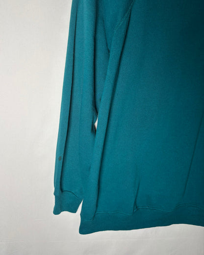 〈Hanes〉USA Made Raglan Sweatshirt Teal