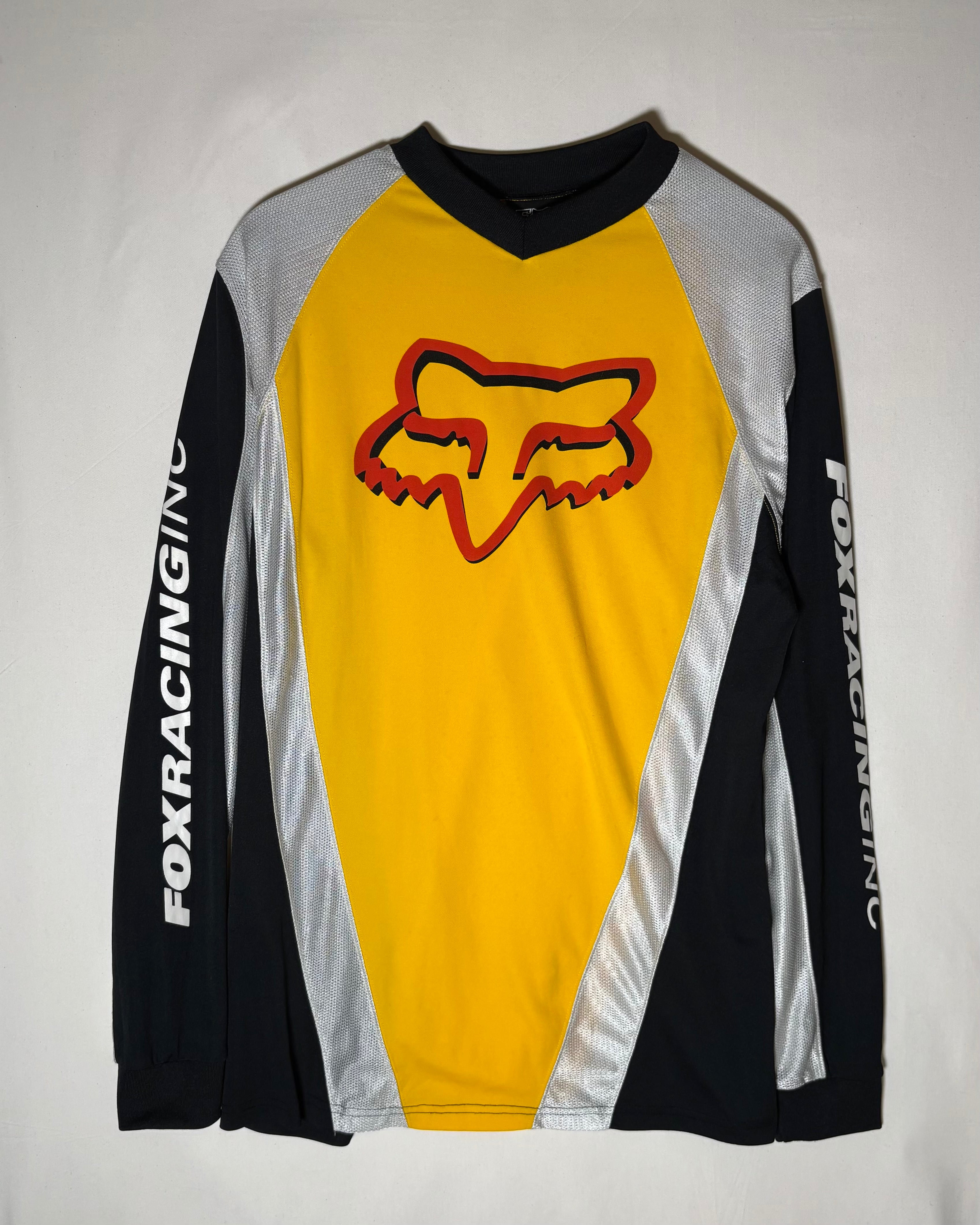 FOX〉 Racing Motocross Jersey Yellow Black｜nil