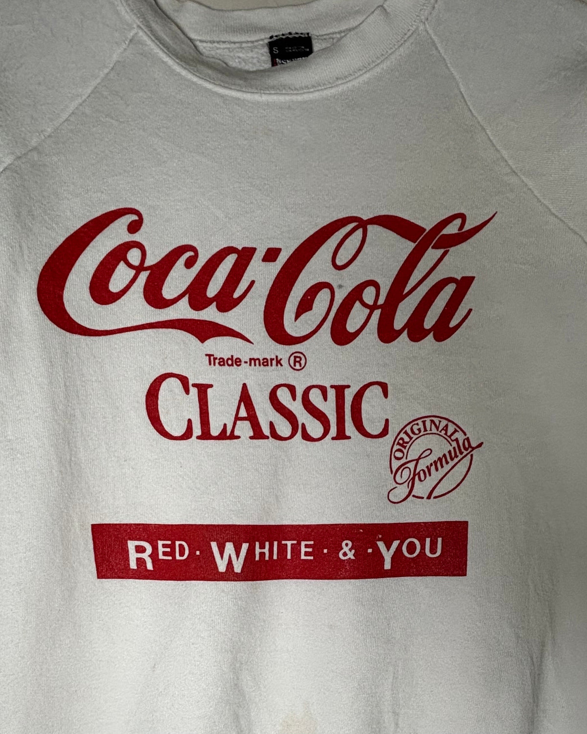 〈Coca-Cola〉 Vintage Classic Logo Raglan Sweatshirt Made in USA