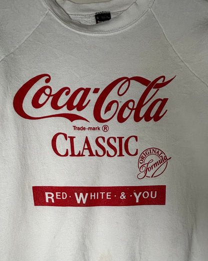 〈Coca-Cola〉 Vintage Classic Logo Raglan Sweatshirt Made in USA
