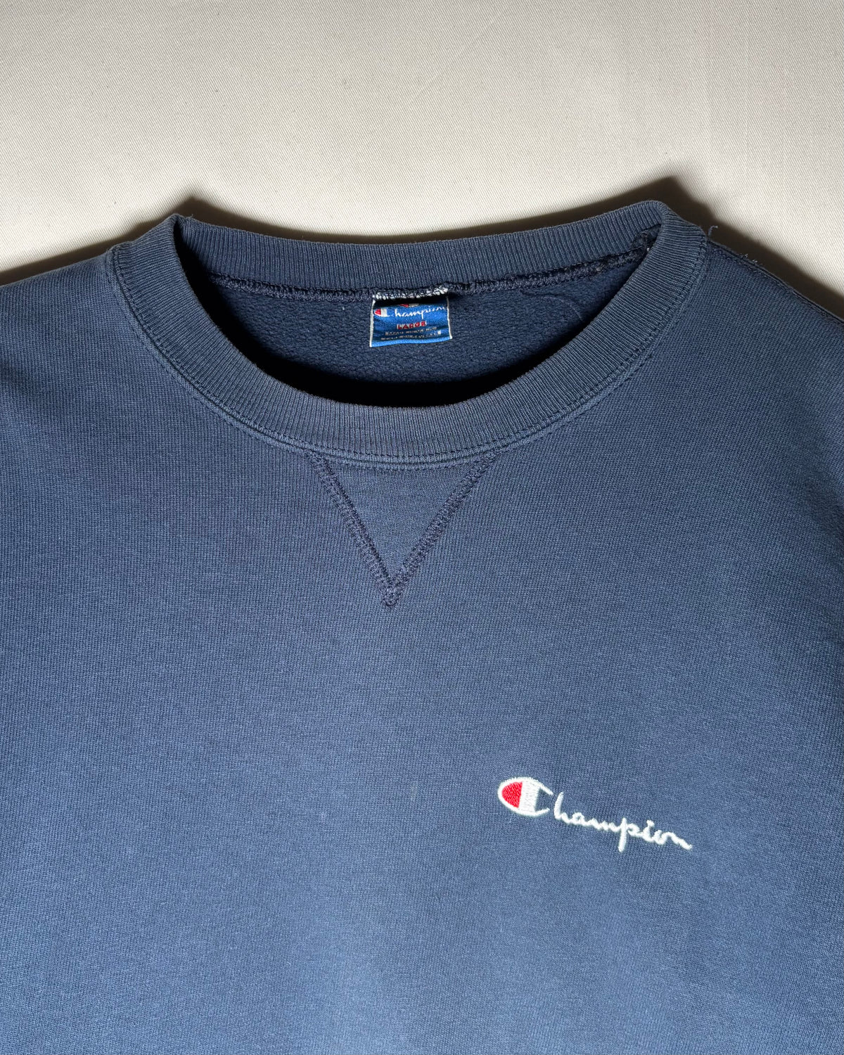 〈Champion〉 1990s Script Logo Crewneck Sweatshirt Made in USA