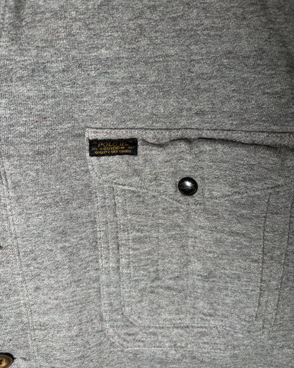 〈Polo Ralph Lauren〉 Shawl Collar Utility Cardigan Jacket Gray