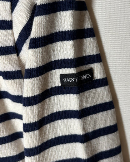 〈SAINT JAMES〉 L'Atelier Breton Stripe Long Sleeve Shirt Made in France