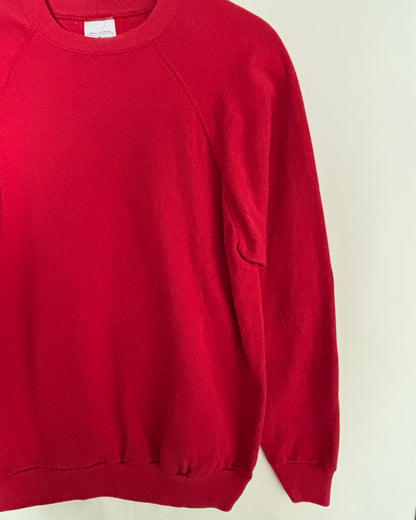 USA Made Raglan Sweatshirt Red