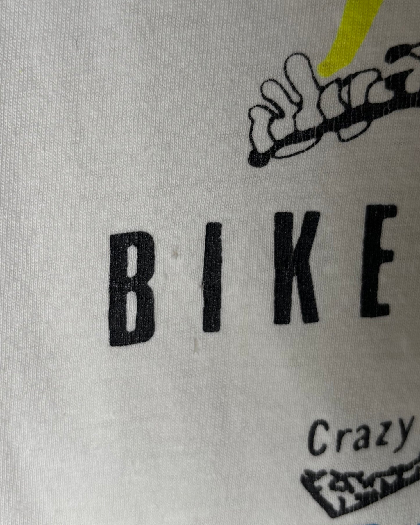 90s USA Made〈Hanes〉CYCOPATH BIKE SHOP Double-Sided Print T-Shirt