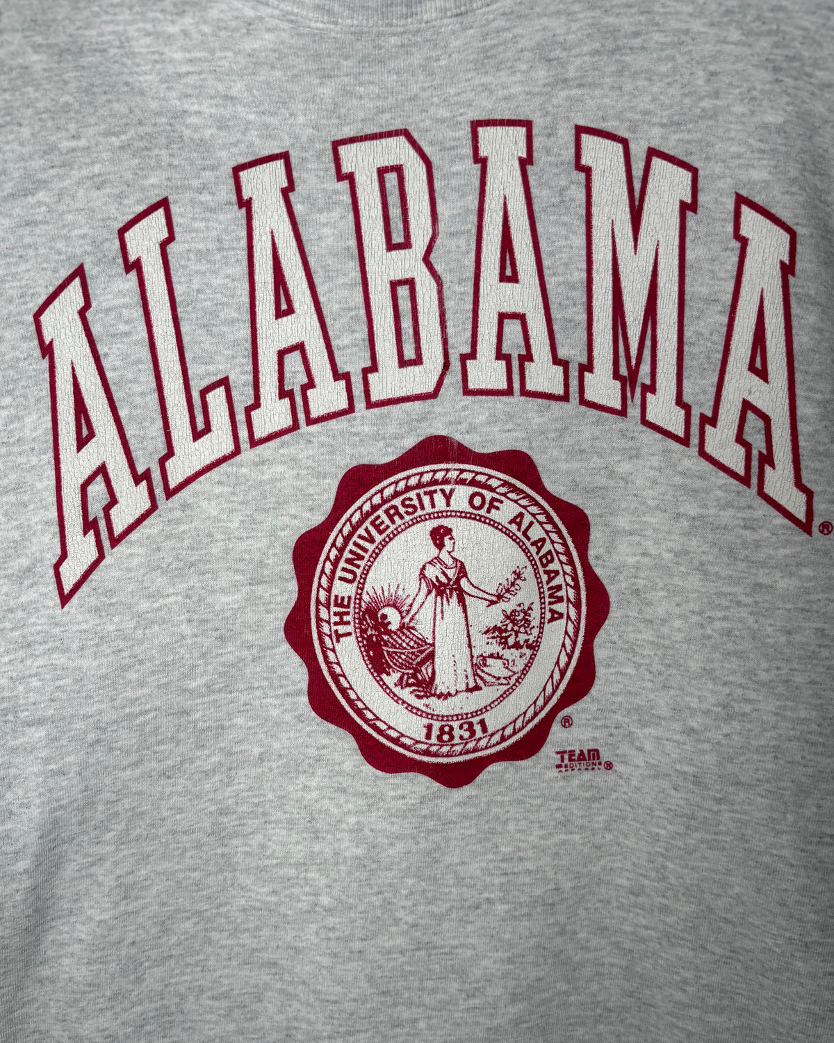 〈TEAM EDITION〉 University of Alabama Print Sweatshirt Made in USA
