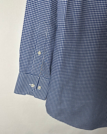 〈Brooks Brothers〉 Regent Gingham Check Shirt Navy