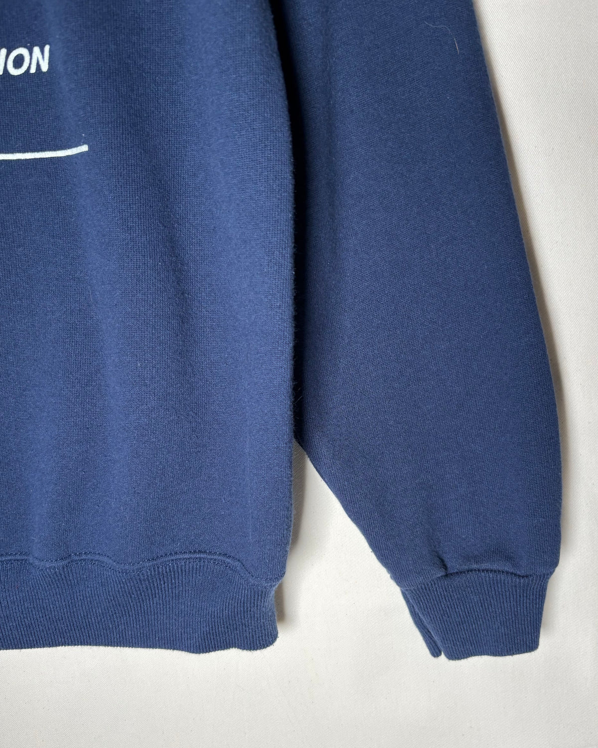 〈Hanes〉 Motorola “Freedom” Space Station Raglan Sweatshirt Made in USA