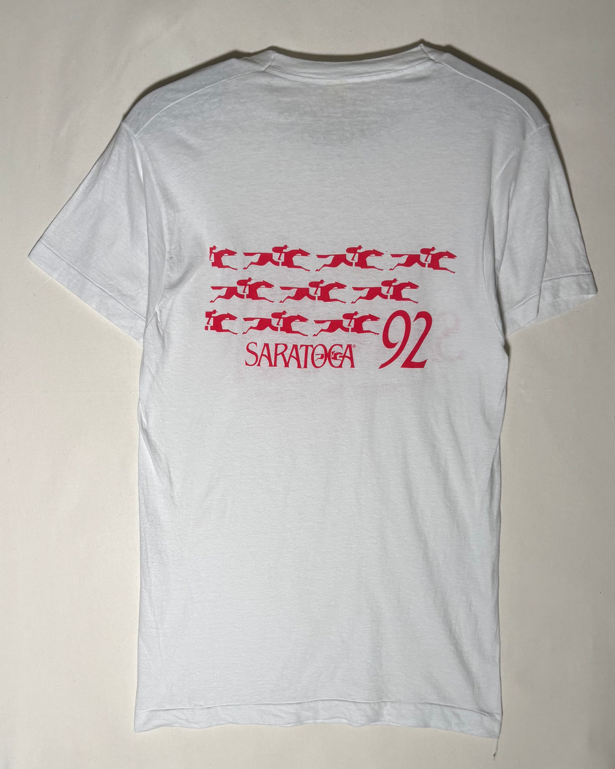 90’s SCREEN STARS SARATOGA 1992 ホースグラフィックTシャツ 商品画像 6