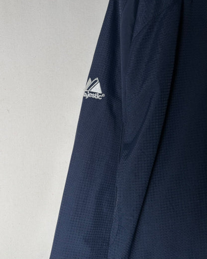 Majestic New York Yankees ネイビー プルオーバージャケット 商品画像 4