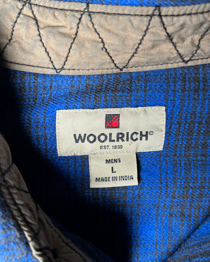WOOLRICH ブルー チェック コットン ワークシャツ 商品画像 6