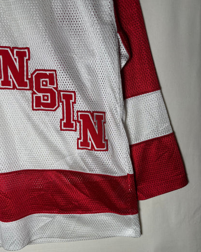 〈adidas〉 Wisconsin WCHA Hockey Jersey Made in Korea