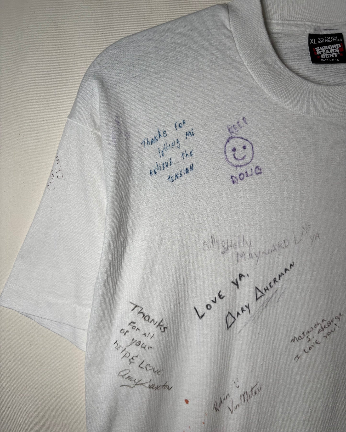 USA Made SCREEN STARS BEST Message T-Shirt