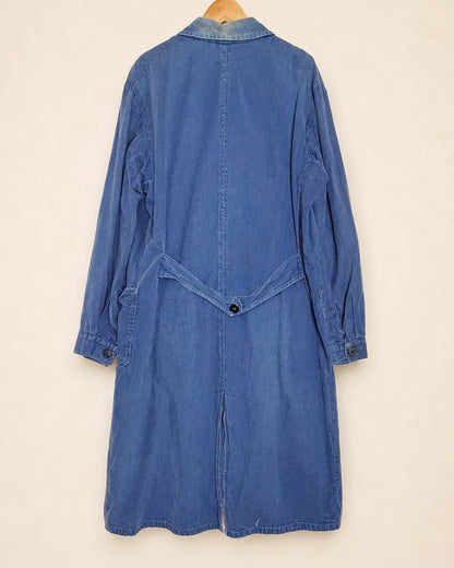 50's French Herringbone Work Atelier Coat